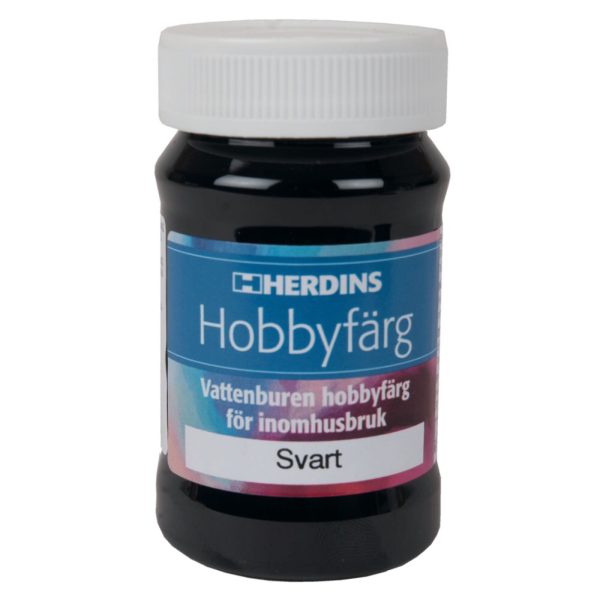 Hobbyfärg 118 Svart 100ml