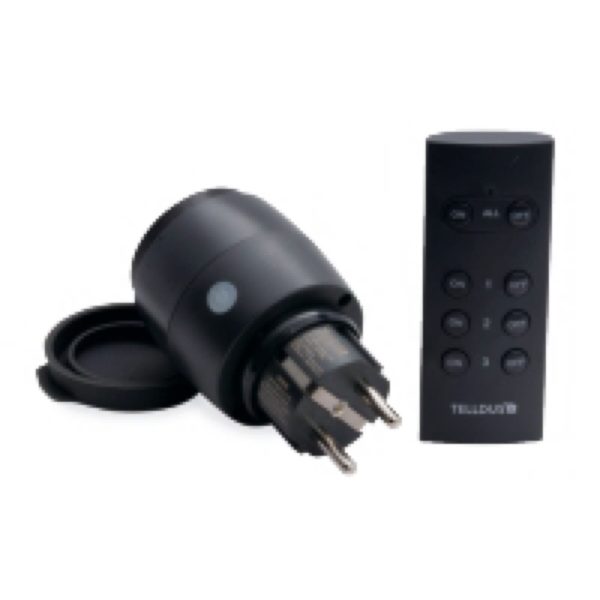 Utomhusplugg med timer Telldus