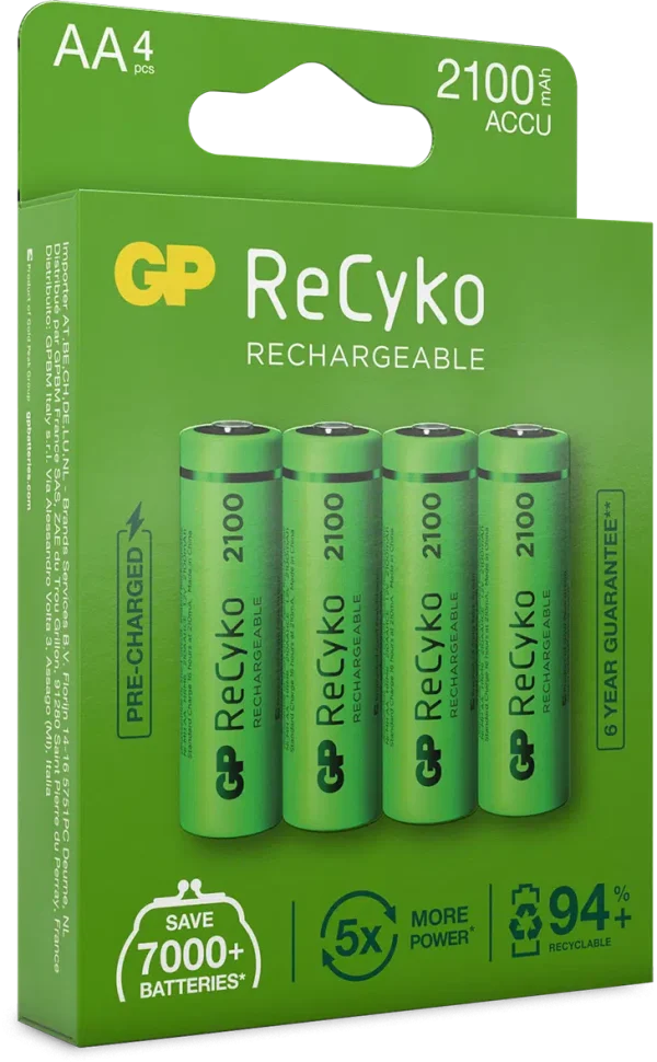 Gp-Recyko 4p AA 2100 mah - Bild 2