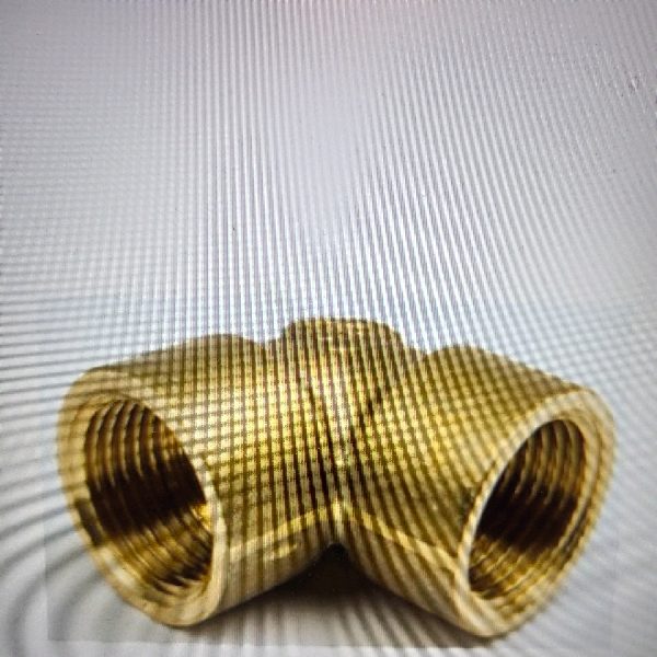 Vinkel Metall G10x90gr inv. gänga mässing