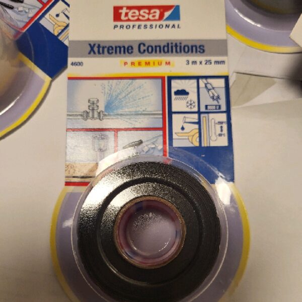 SILIKONTEJP EXTREME Svart 25MMX3M