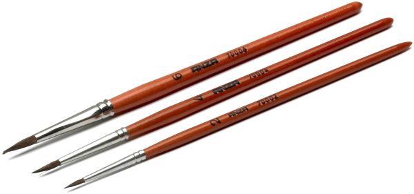 Penselset akvarell 2 4 6 mm