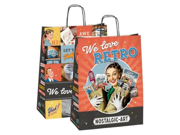 Papperpåse Nostalgic Art Retro Love