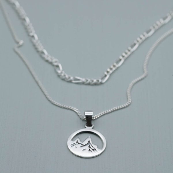 Silver Halsband med Bergstopp - Bild 4