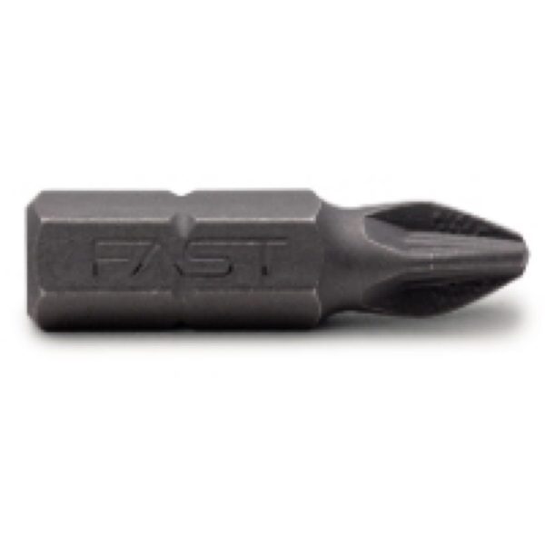 BITS PZ2 25MM 3-P FAST