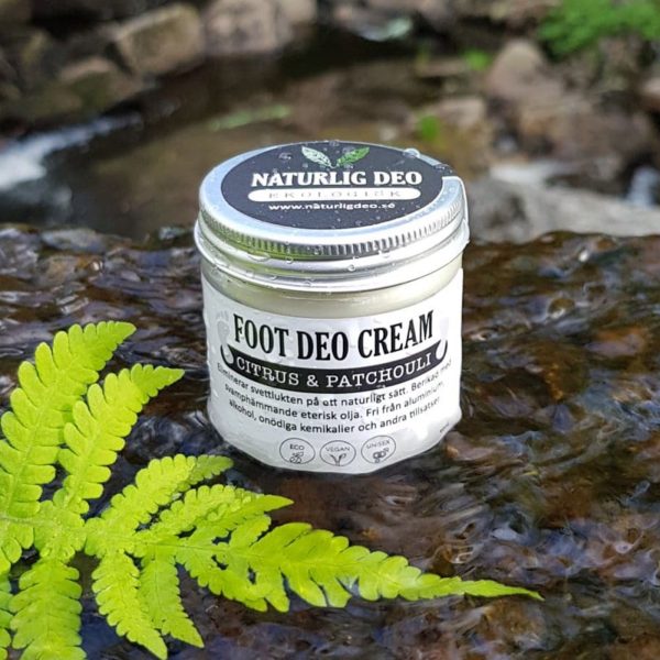 Eco Foot Deo Cream 60ml -citrus & patchouli
