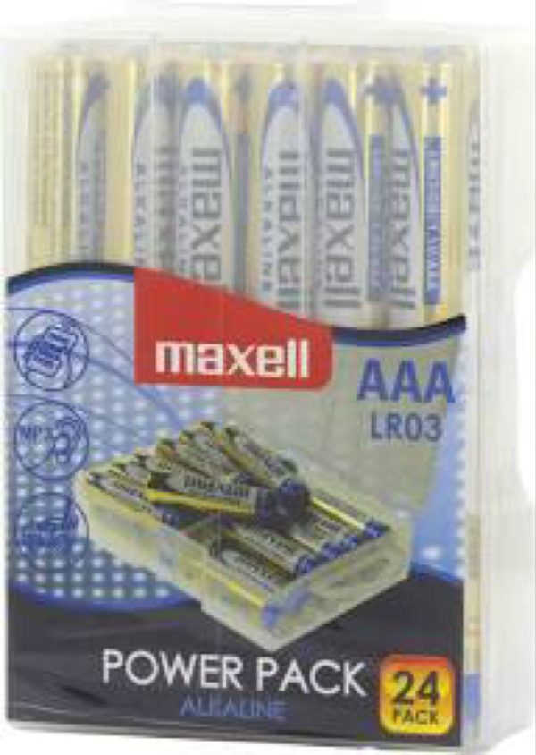 Maxell AAA batteri 24-pack
